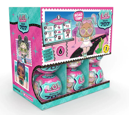 M. G. A. Entertaiment L.O.L. Surprise: Route 707 Tot Asst Wave 2 in PDQ Mix Wzorów