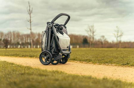 Oyster Zero Gravity Wózek Spacerowy Mustard stelaż szary