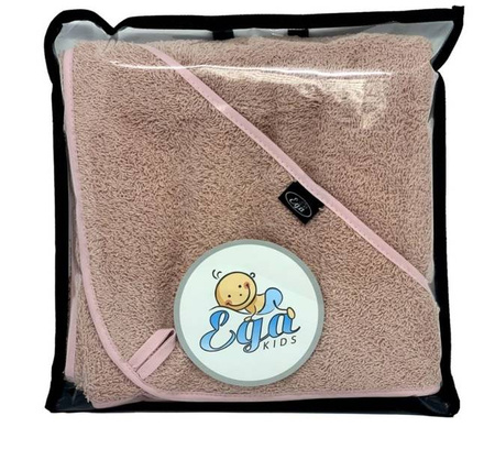 Ega Okrycie Kąpielowe Z Kapturkiem 75/75 1310 Brudny Róż