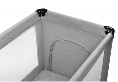 Caretero Basic Łóżeczko Turystyczne Grey