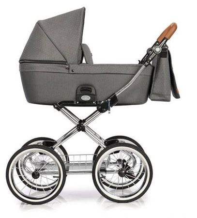 Roan Coss Classic Wózek Głęboko-Spacerowy 2w1 Black Dots