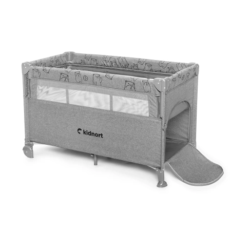 Kidnort Livsmiljö Łóżeczko Turystyczne Jasny Szary