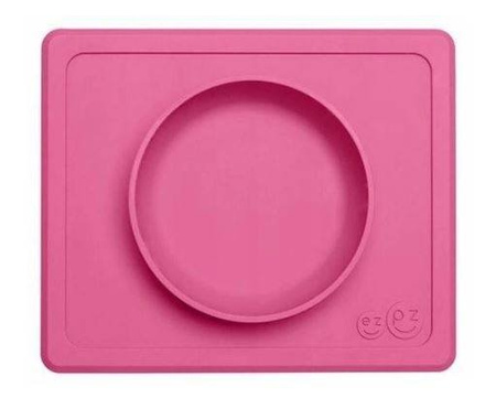 EZPZ Silikonowa Miseczka z Podkładką 2w1 Mini Bowl Różowa