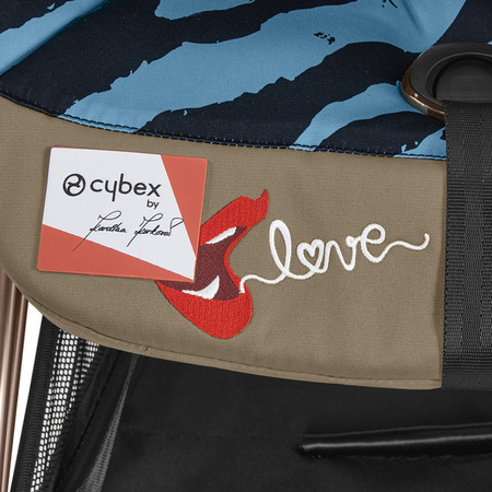 Cybex Coya Wózek Spacerowy One Love by Karolina Kurkova + Cybex Coya Moskitiera Black