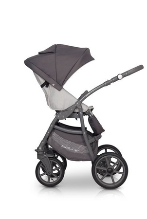 Riko Basic Pastel Wózek Głęboko-Spacerowy 2w1 Stone