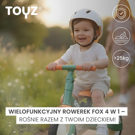 Toyz Fox Rowerek Biegowy Turquoise