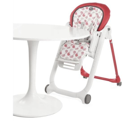 Chicco Polly Progres5 Krzesełko Do Karmienia Red