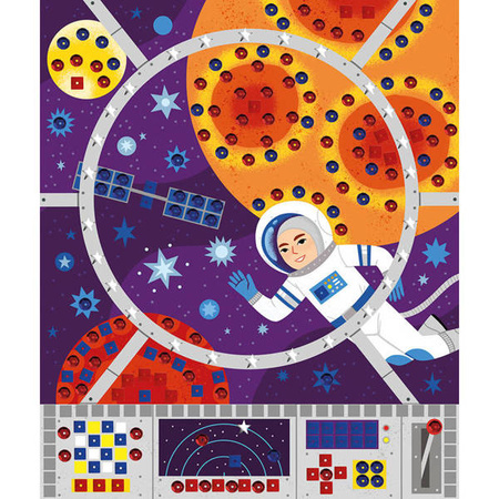 Janod Multizestaw Kreatywny Kosmiczne Przygody 7+