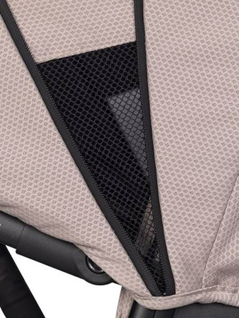 Cavoe Avec 2024 Wózek Spacerowy Bliźniaczy Taupe