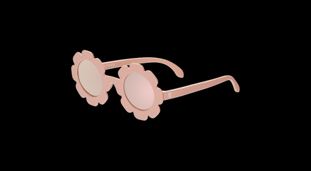 Babiators Flower P-FWR502-S Polaryzacja Rozmiar 0-2+ Peachy Keen
