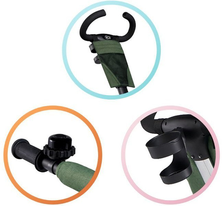 Kinderkraft Spinstep Rowerek Trójkołowy Pastel Green