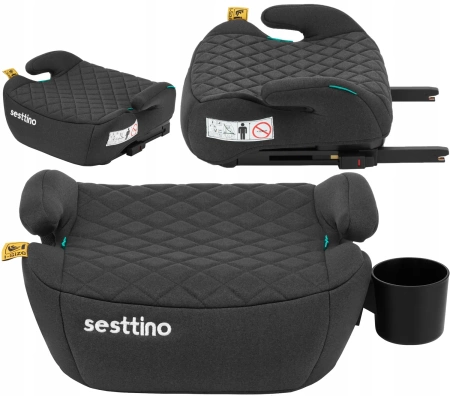 Sesttino Xbooster Fotelik Samochodowy Black 15-36 kg
