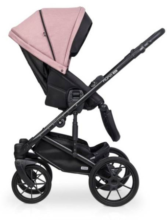 Riko Nuno Pro Wózek Głęboko-Spacerowy 2w1 z Miękką Gondolą Rose
