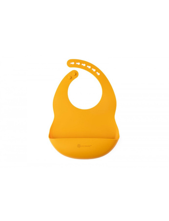 Ecorascals Śliniak Silikonowy Supermiękki Mustard