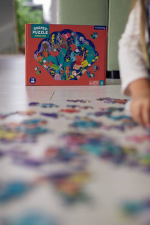 Mudpuppy Puzzle konturowe Zatoczka syren 75 elementów 5+
