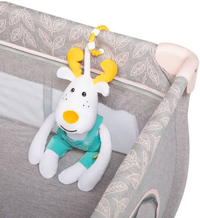 Skiddou Lunar+ Łóżeczko Turystyczne 3w1 Keep Pink