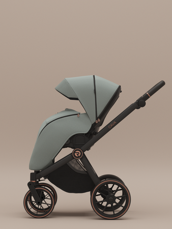 Riko Cava Wózek Głęboko-Spacerowy 12 Sage