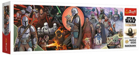 Trefl Star Wars Przygody Mandaloriana Puzzle 1000 Elementów Panorama