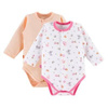 Eevi 2-PAK Body Cute Dziewczęce Długie Łososiowe 74cm