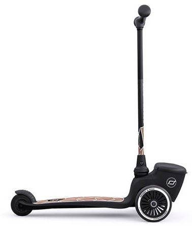 Scootandride Highwaykick 2 Lifestyle Hulajnoga Trójkołowa Balansowa z Zamykanym Schowkiem 2+ Brown Lines