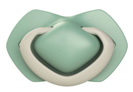 Canpol Babies Smoczek Silikonowy Symetryczny Pure Color 18m+ 2szt. 22/657_bei Beige