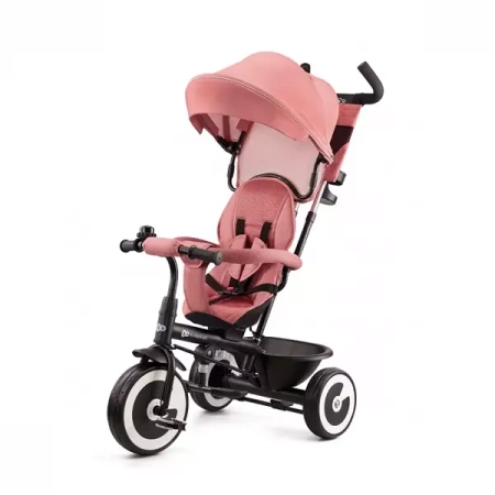 Kinderkraft Aston Rowerek Trójkołowy Spacerówka Rose Pink