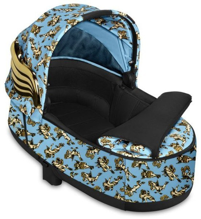 Cybex Mios 2.0 Wózek-Głęboko Spacerowy Wings Jeremy Scott Cherub Blue by Jeremy Scott