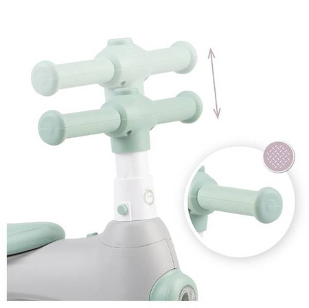 MoMi Tobis Jeździk z Bańkami Światłem i Dżwiekiem Szary