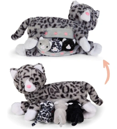 Mamanimals Pluszak Kotek Mama z Małymi