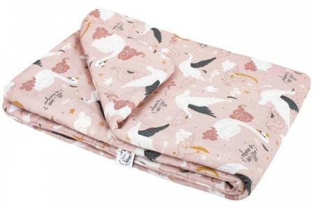 Bonjour Cherie BAMBUSOWA Kołderka Średniaka rozmiar 75x100 cm Łabędzie