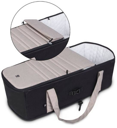 Riko Nuno Pro Wózek Głęboko-Spacerowy 2w1 z Miękką Gondolą Sand