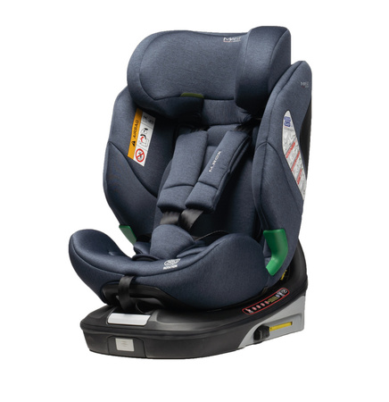 Mast Swiss Design M.Rox Obrotowy Fotelik Samochodowy Blueberry