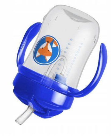 Dr Brown's Kubek Pierwsza Słomka 270 ml +6m Niebieski