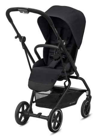 Cybex Eezy S Twist + Plus 2 Wózek Spacerowy Deep Black - Czarna Rama