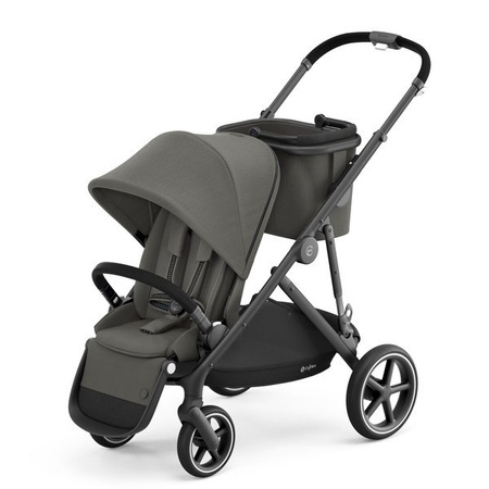 Cybex Gazelle S Wózek Bliźniaczy Soho Grey rama Black