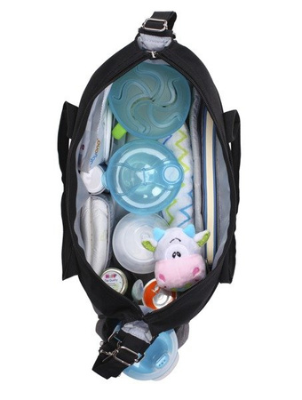 Babyono So City Torba Do Wózka 1423/03 Czarna