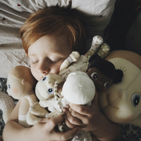 Rubens Barn Pierwsza Miękka Lalka Przytulanka Dla Dziec Lily Mini EcoBuds