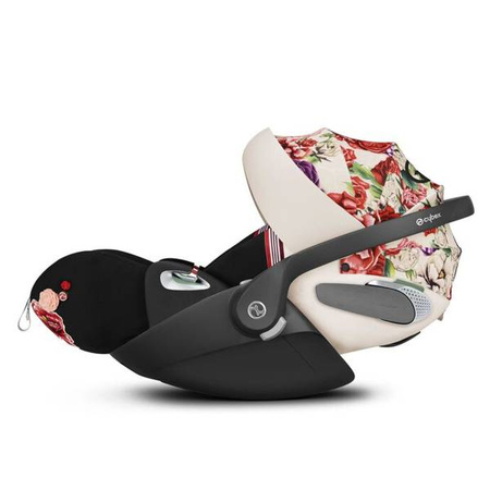 Cybex Cloud T i-Size Fotelik Samochodowy 0-13kg + Fotelik Samochodowy Cloud T 0-13kg + Baza T Spring Blossom Light
