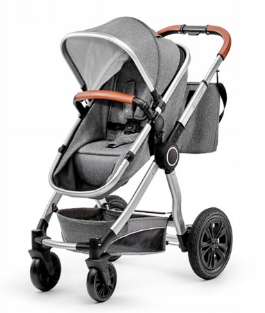 Kinderkraft Veo Wózek Głęboko-Spacerowy 2w1 Grey