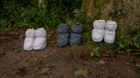 Lodger Wodoodporne zimowe buciki niechodki jasnobeżowe Taslon Birch