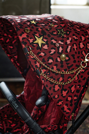 Cybex e-Priam 4.0 Wózek Głęboko-Spacerowy Rosenrot Red by Alec Voelkel