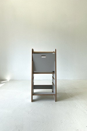 Baby Wood Kitchen Helper Comfort Szary