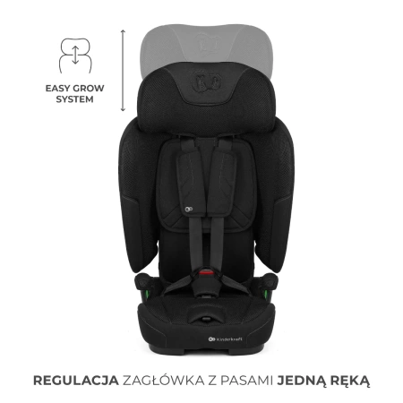 Kinderkraft FIX2GO Fotelik Samochodowy 9-36 kg Czarny