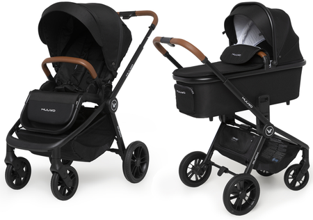 Muuvo Quick 2023 Wózek Głęboko-Spacerowy Onyx Black