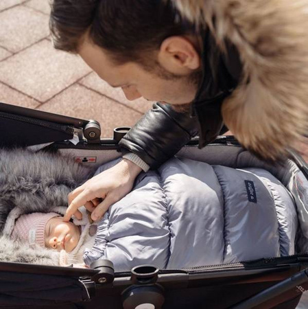 Zaffiro Grow Up 2.0 Śpiwór Do Wózka Plusz Pastel Grey