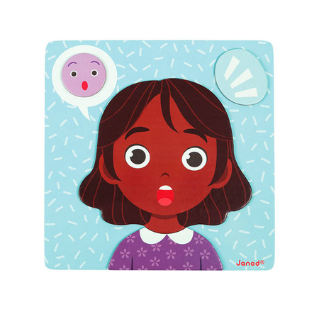 Janod Magnetyczna układanka Emocje