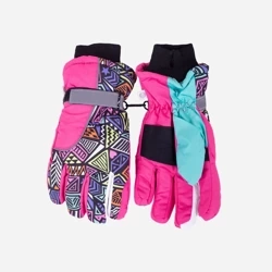 Yo! Rękawiczki Dziecięce Children's Winter Ski Gloves 16 Multicolour