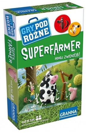 Granna Super Farmer Hoduj Zwierzęta Gra Podróżna