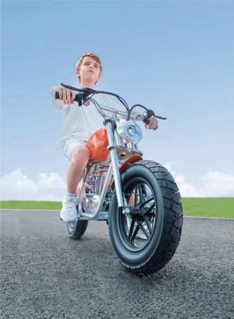 Hyper GoGo Motocykl Elektryczny S9 - Pomarańczowy