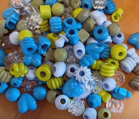 Dantoy EKO Koraliki do nawlekania 280 szt forest